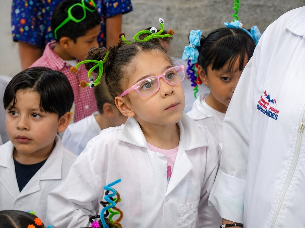 Preschool students at Gimnasio Superior Nuevos Andes